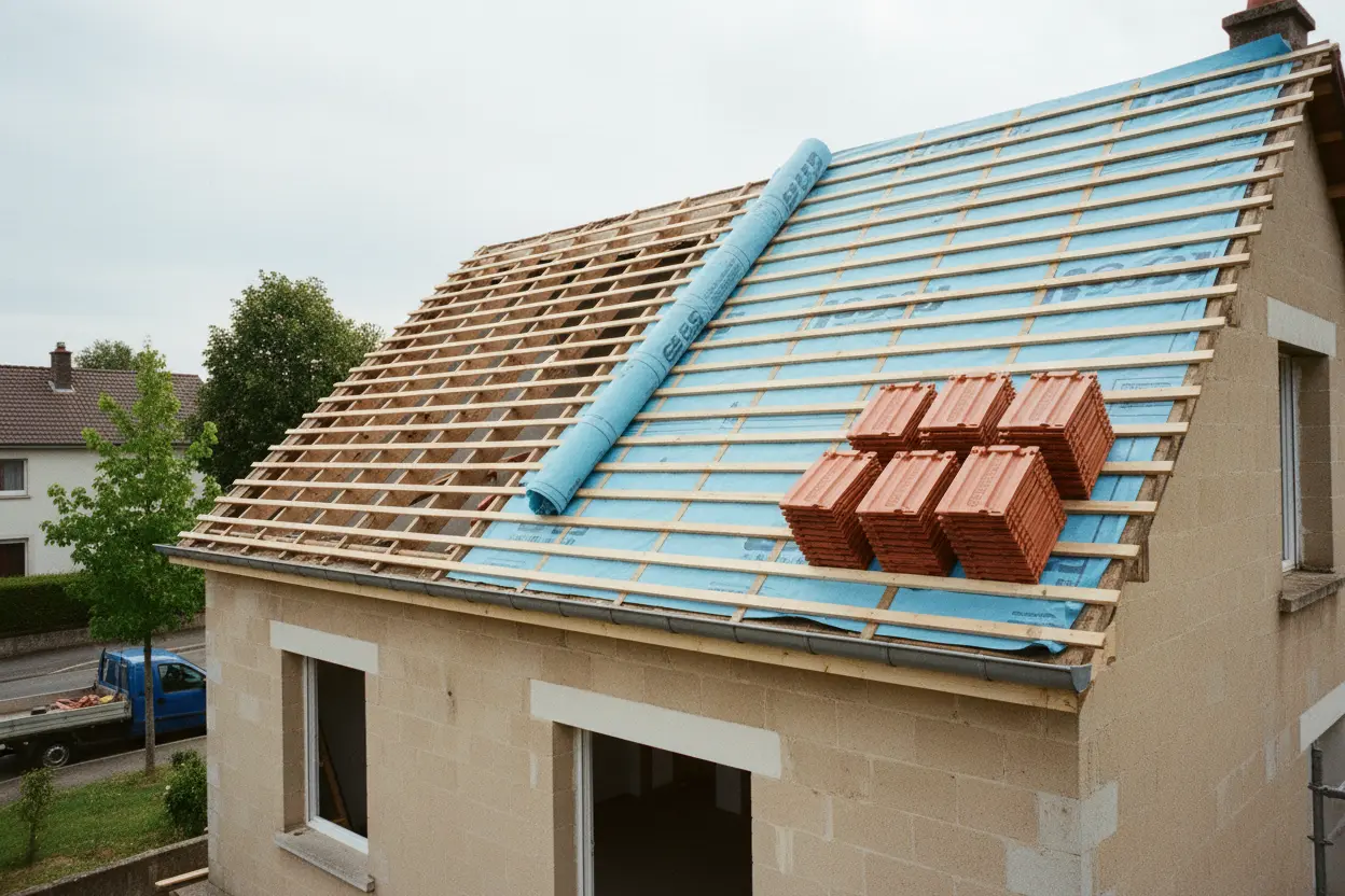 Rénovation et Réfection complète de toiture à Nancy